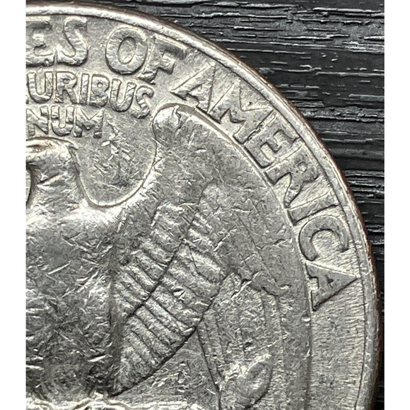 1992-P Washington Quarter 25 C Rare Wounded Eagle Strike on Reverse w/ Video - Picture 12 of 16